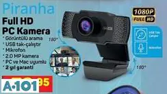 PİRANHA FULL HD PC KAMERA